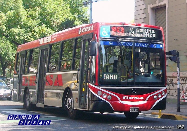 Mercedes-Benz OH 1618 L - Metalpar - ERSA
NWD 144
Línea 19 - Interno 2821
Al servicio del Ferrocarril Sarmiento

Colección: Gamba 28x40
Palabras clave: Gamba / 19