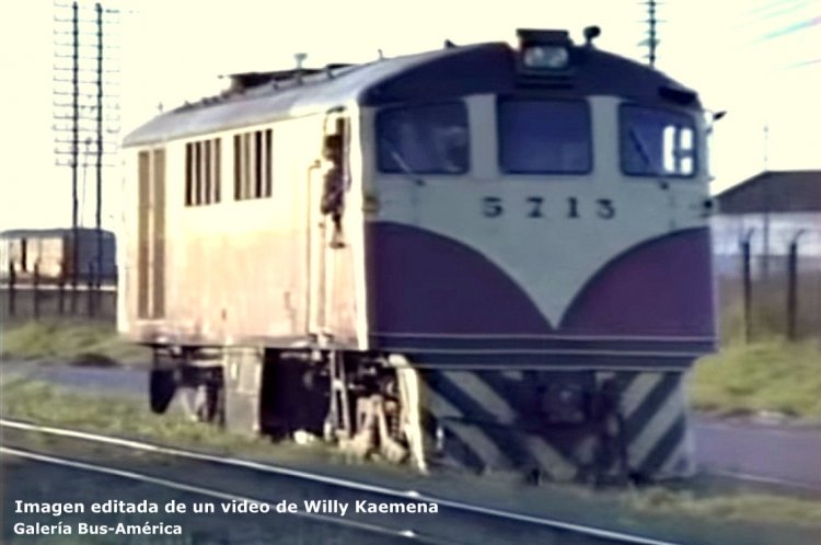 General Electric 75 T - Ferrocarriles Argentinos
Línea Belgrano - Interno 5713

Imagen editada de un video de Willy Kaemena
Captura: Gamba 28x40
Palabras clave: Gamba / FFCC