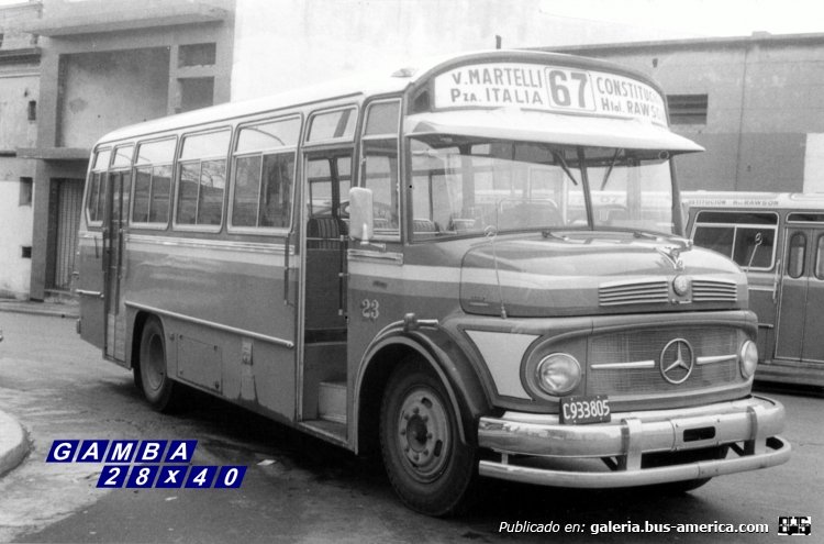 Mercedes-Benz LO 1114 - El Indio Campeón 78 - Del Tejar
C 933805
Línea 67 - Interno 23

Fotografía: Piñol, para la C.E.A.P.
Archivo: Pablo Olguín

http://galeria.bus-america.com/displayimage.php?pid=24499
Palabras clave: Gamba / 67