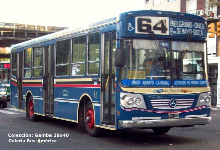 Mercedes-Benz OH 1618 L - La Favorita - Vuelta De Rocha
KBG 014
Línea 64 - Interno 31

Colección: Gamba 28x40
Palabras clave: Gamba / 64