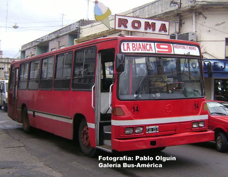 El Detalle OA 101 - El Detalle - Cooperativa 21 de Octubre 
C 1570155 - TJU 017
Línea 9 - Interno 14
Otra de las líneas que prestan servicio de 
transporte de pasajeros en Concordia
En este caso podemos llamar al coche: OA 101 (1 1/2 
generación)

Fotografía: Pablo Olguín

Palabras clave: Gamba / Concordia