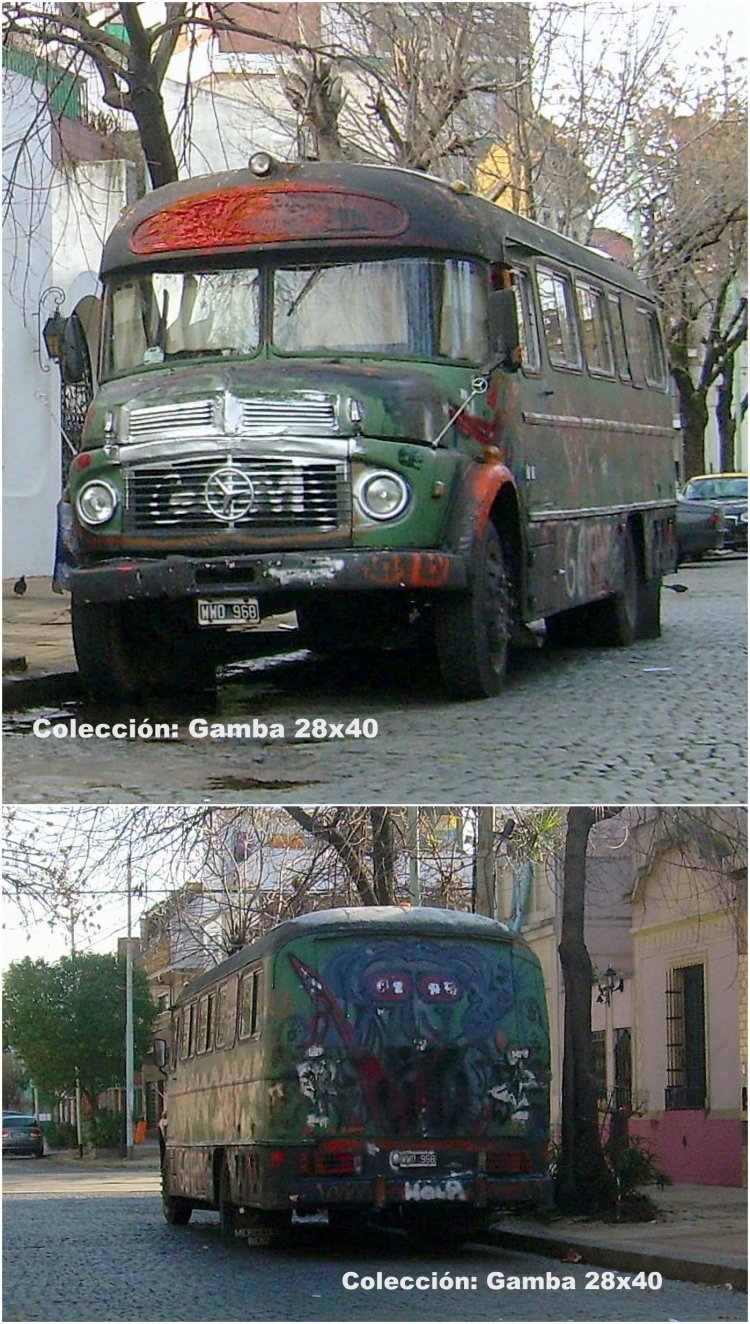 Mercedes-Benz LO 1114 - El Indio - Particular
B 1277706 - WWO 968
Probablemente su origen sea La Independencia S.A. , así se puede inferir al ver
la puerta de emergencia izquierda y su luz sobre el cartel de destinos

http://galeria.bus-america.com/displayimage.php?pid=29587
Palabras clave: Gamba / LISA