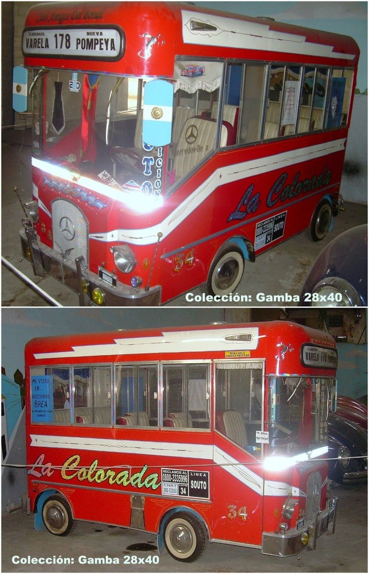 Colectivo en escala
Línea 178 - Interno 34
Colectivo perteneciente a Souto Competición, realizado en escala
con decoración de la empresa La Colorada

Colección: Gamba 28x40
Palabras clave: Gamba / 178