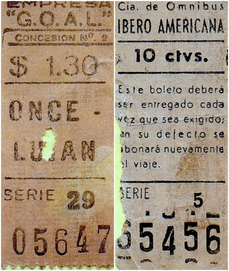 G.O.A.L. & Cia de Ómnibus Ibero Americana
Boletos de empresas desaparecidas

Colección: Gamba 28x40
Palabras clave: Gamba / Boletos