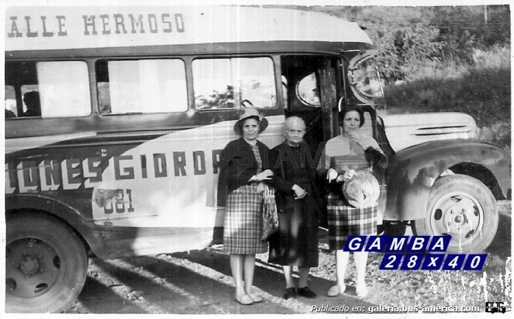 Ford (F.M.C.) - La Única - Excursiones Giordano
Permiso provincial ¿681?

Colección: Gamba 28x40
Palabras clave: Gamba / Cba
