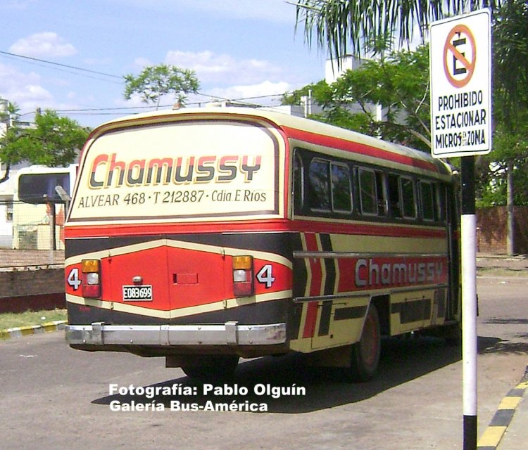 Mercedes-Benz LO 1112 - Biglia - Chamussy
E 083699 - VAK 250
[url=https://galeria.bus-america.com/displayimage.php?pid=29001]https://galeria.bus-america.com/displayimage.php?pid=29001[/url]
[url=https://galeria.bus-america.com/displayimage.php?pid=29339]https://galeria.bus-america.com/displayimage.php?pid=29339[/url]

Micro Ómnibus Ayuí
Línea Concordia-La Criolla - Interno 4

Fotografía: Pablo Olguín
Palabras clave: Gamba / Concordia