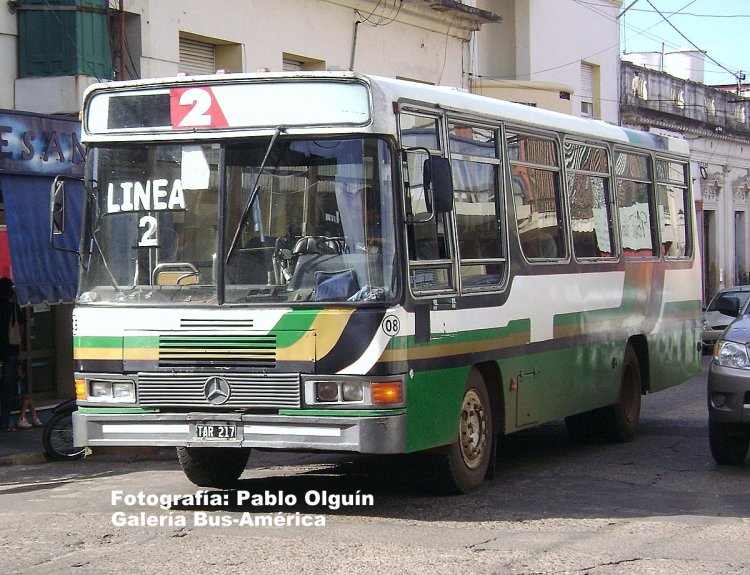 Mercedes-Benz OF 1214 - Ei-Var
H 090133 - TAR 217
Línea 2 - Interno 08

Fotografía: Pablo Olguín
Palabras clave: Gamba / Concordia