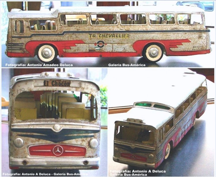 Mercedes-Benz O-317 - Chevallier [Maqueta]
Reproducción realizada por Biagiotti, de un coche de la 
mítica Chevallier, en versión "camello"

Fotografía: Antonio Amadeo Deluca
Colección: Gamba 28x40
Palabras clave: Gamba / Maqueta