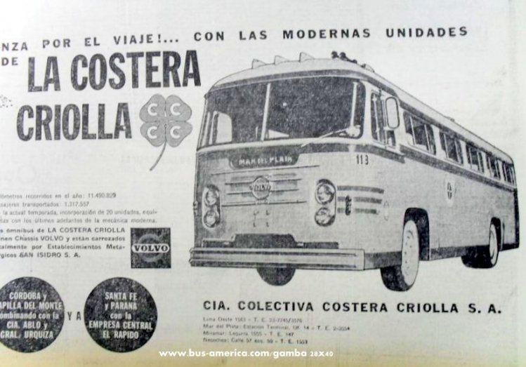 Costera Criolla - Volvo EMSI
Publicidad de época
Colección J Arcuri - A A Deluca
Palabras clave: Gamba / CCEMSI