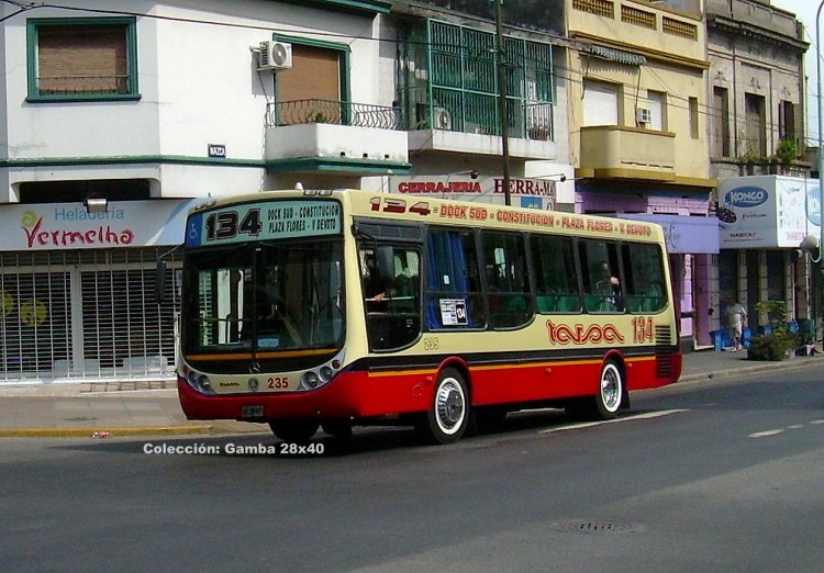 Mercedes-Benz OH 1115 - Metalpar - T.A.R.S.A.
Línea 134 - Interno 235
Palabras clave: Gamba / 134