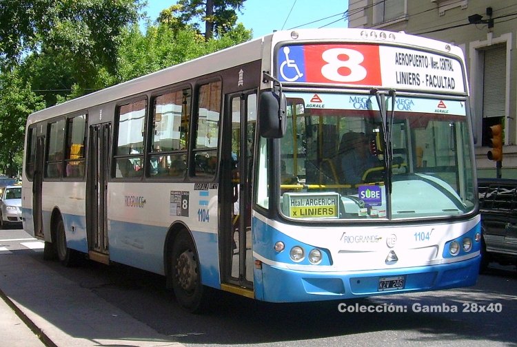 Agrale MT 17 - Todo Bus - Río Grande
KZV 246
Línea 8 - Interno 1104
Palabras clave: Gamba / 8