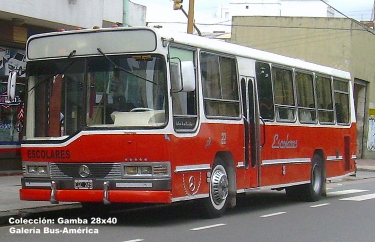 Mercedes-Benz OH 1621 L - Ei-Var - Escolar
CGC 249
Unidad que inicio su carrera en Transportes Los Andes, línea 78, como interno 3.

Colección: Gamba 28x40
Palabras clave: Gamba / esc