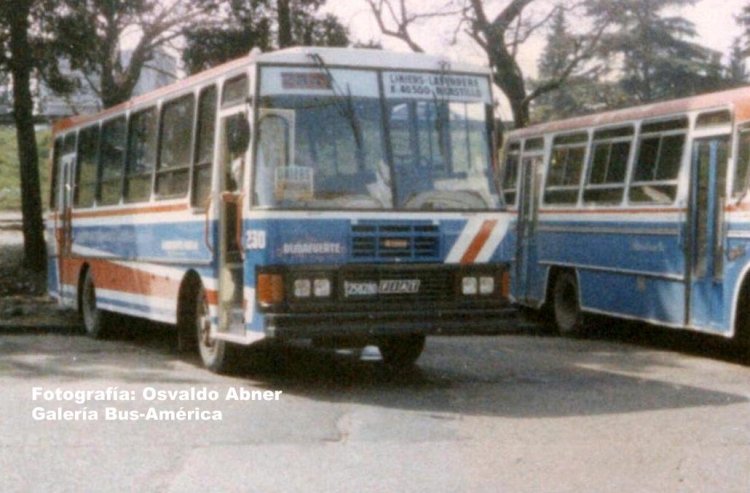 FIAT - Supercar - Almafuerte
B 2582280
Línea 284 - Interno 230

Fotografía: Osvaldo Abner
Gestión: Pablo Olguín
Palabras clave: Gamba / 284