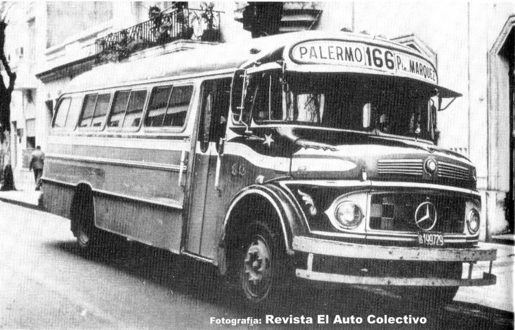 Mercedes-Benz LO 1112 - Linea 216 
B 199729
Fotografía extraída de la revista "El Auto Colectivo"
Palabras clave: Gamba / 166