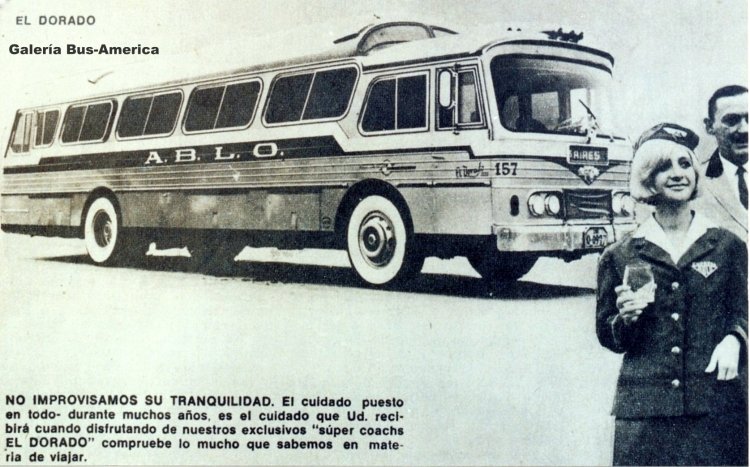 Leyland Royal Tiger - San Antonio - A.B.L.O.
D.N.T.
O-997
Interno 157
Recorte de una publicidad de época, del servicio "El Dorado"
Palabras clave: Gamba / ABLO