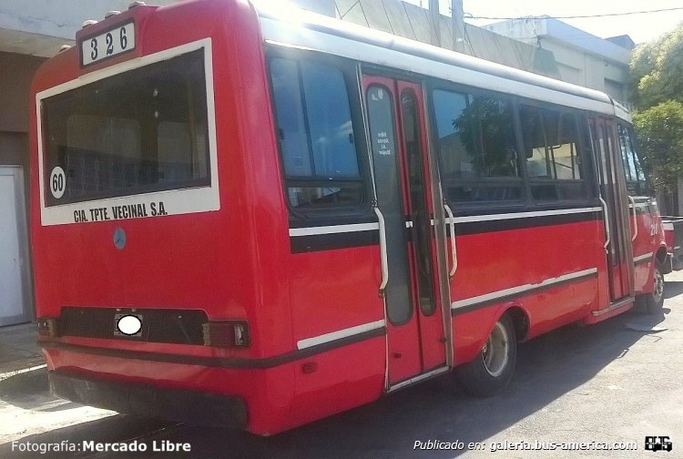 Mercedes-Benz LO 814 - Perego - Ex Cía Trasporte Vecinal
Ex Línea 326 - Interno 218

Fotografía extraída de una publicación de Mercado Libre
Palabras clave: Gamba / 814