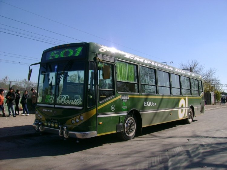 Mercedes-Benz OH 1618 - Metalpar - E.Q.U. S.A.
Línea 501 - Interno 46
Nuevos colores de la 501 de Glew - Longchamps y aledaños.

