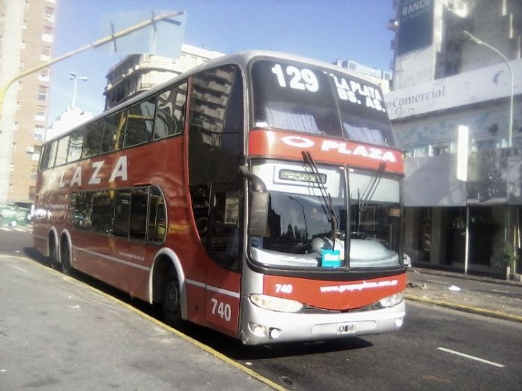 Sudamericanas - Plaza
129 de doble piso.
