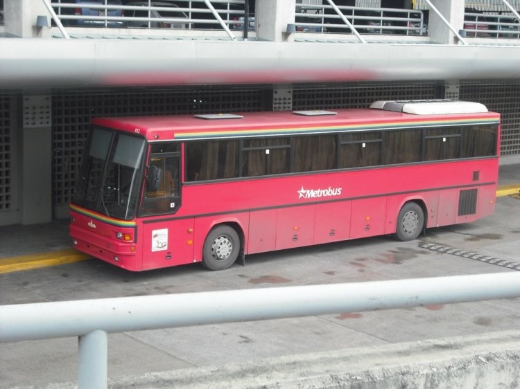 Maz 152 (en Venezuela) - MetroBus Caracas 892
Parado fuera de la estación Alí Primera de Metro Los Teques, luego de operar un Servicio Especial. Éstas unidades son operadas en realidad por la empresa Sistema Integral de Transporte Superficial S.A. (SITSSA), a pesar de tener los logos de MetroBus. Fueron traidas en el marco de los convenios entre Venezuela y Bielorrusia.
Palabras clave: Maz Mercedes-Benz MetroBus