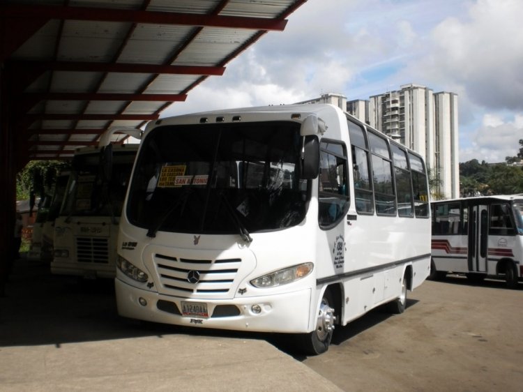 Mercedes-Benz LO-915 - Sanchez Tatí New Torpedo - U.C. San Antonio S.C. 132
A1240AA.
Embarcando en el Terminal de La Hoyada (conocido también como el Terminal de la Calle del Hambre, debido a su cercanía con ésta cuadra de ventas de comida en el centro de la ciudad). Recientemente se dió el salto con fuerza al LO-915, luego de que se descontinuara el LO-712.
(Venezuela)
Palabras clave: Sanchez Tatí Mercedes-Benz