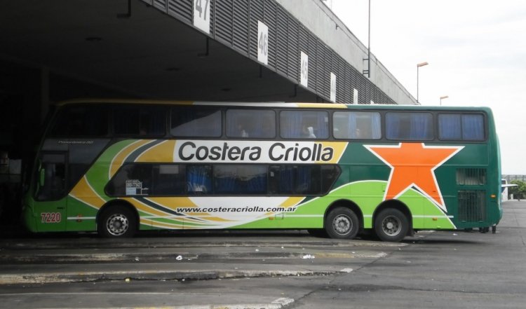 Mercedes-Benz O-400RSD - Busscar PanorâmicoDD (En Argentina) - Costera Criolla 7220
Unidad ex. Flecha Bus
Palabras clave: Busscar Mercedes-Benz