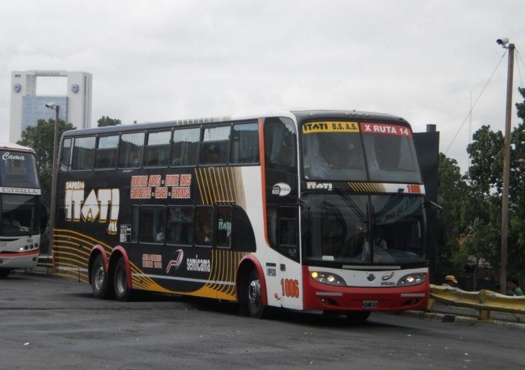 Mercedes-Benz O-500RSD - Sudamericanas F50DP - Empresa Itatí S.R.L. 1006
IRT-695
Doble recuerdo: De la época independiente de Itatí antes de ser integrada en el Grupo ERSA, y el mismo F50 (Argentina)
Palabras clave: Sudamericanas F50 Mercedes-Benz