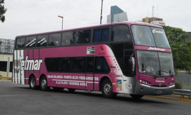 Mercedes-Benz O-400RSD - Busscar PanorâmicoDD (En Argentina) - Jetmar 103
FPX-178
Diseño de pintura un tanto sorprendente para mi. Mala costumbre de ver puros buses albinos
Palabras clave: Busscar Mercedes-Benz