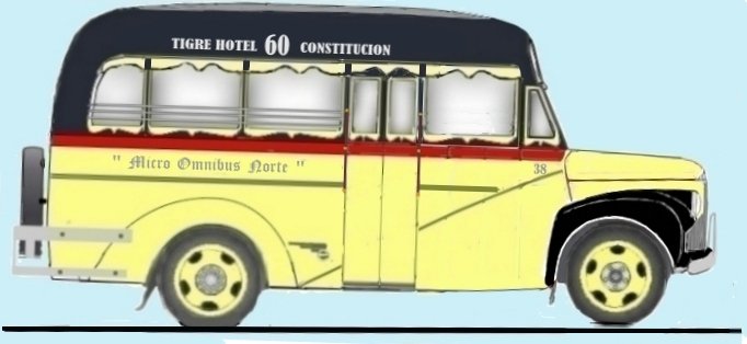 Studebaker - Gnecco - Micro Ómnibus Norte
Linea 60 ex Linea 31 Micro Ómnibus Norte
Dibujo hecho por Arnaldo Francisco Sábatto

