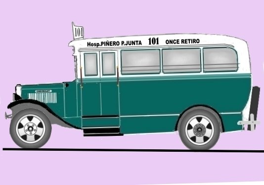 Chevrolet (G.M.C.) - Mattaruchi - Línea 32
Línea 32 (Ex Línea 101)

Dibujo realizado por: Arnaldo Francisco Sábatto
