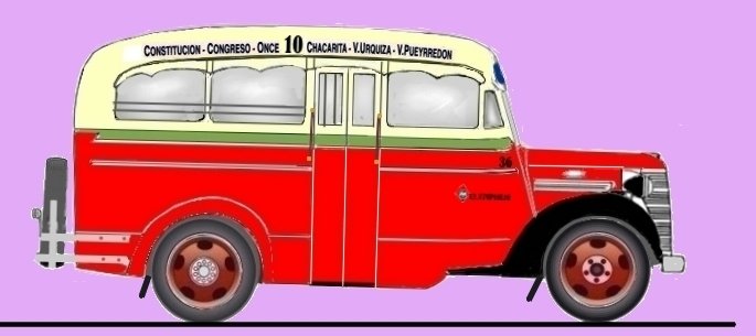 Chevrolet (G.M.C.) - Puletti - Línea 10
Dibujo hecho por: Arnaldo Francisco Sábatto
