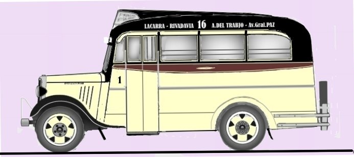 Chevrolet (G.M.C.) - Marrugat - Línea 16
Línea 16 (Ex Línea 40)
Vehículo ficticio

Dibujo hecho por: Arnaldo Francisco Sábatto
