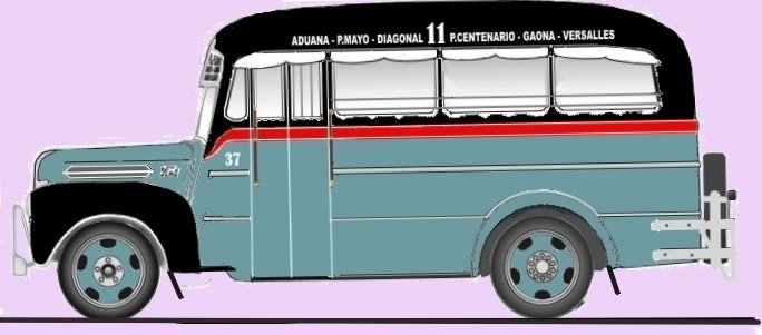 Ford (F.M.C.) - Tolomei y Beneventana - Línea 11
Dibujo Hecho por: Arnaldo Francisco Sábatto
