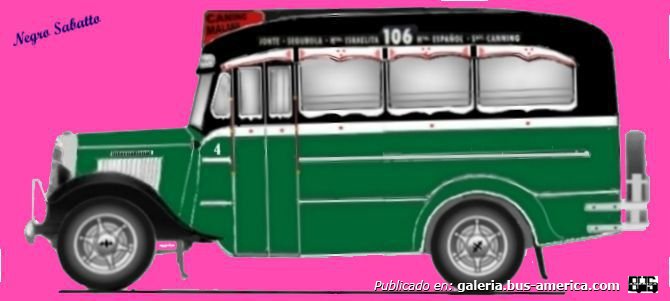 Linea 106 CUSA International 1935 Carrocería Galbiatti Fracchia Interno 4
