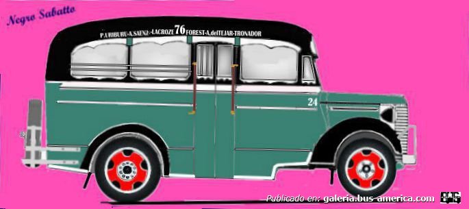 Linea 76  Chevrolet 1939  Carrocería Puletti Interno 24
