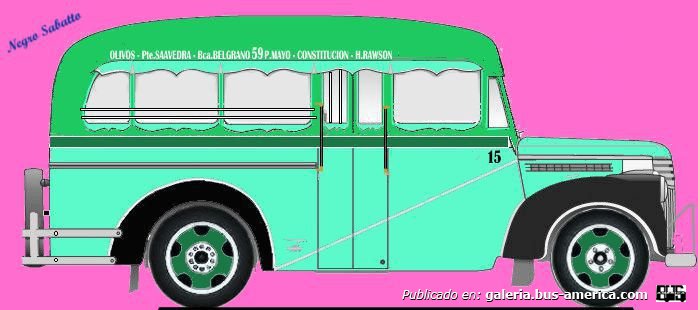  Linea 59 Ex linea 4 Chevrolet 1941 Carrocería Gnecco Interno 15
