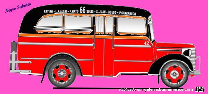 Linea 66 Ex Linea 52-58 Chevrolet 1940 Carrocería La Favorita Interno 42
