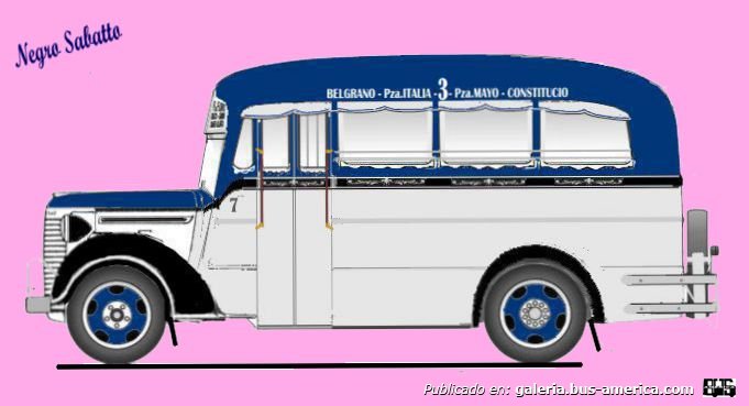 Chevrolet 1940 - Tolomei y Venebentana - Línea 3
Línea 3 (Buenos Aires), interno 5
