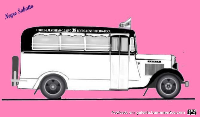 Linea 43 después 38  Dodge 1934 Carrocería Gonella Puletti DIBUJO Interno 9
