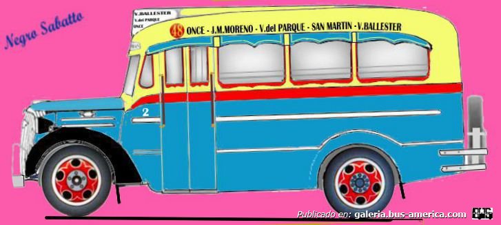  Linea 48 Ex Linea 3 Chevrolet 1939 Carrocería Galbiatti Fracchia  Interno 2
