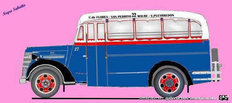 Chevrolet 1938 - Puletti - Línea 22
Linea 22 (Buenos Aires), interno 27
