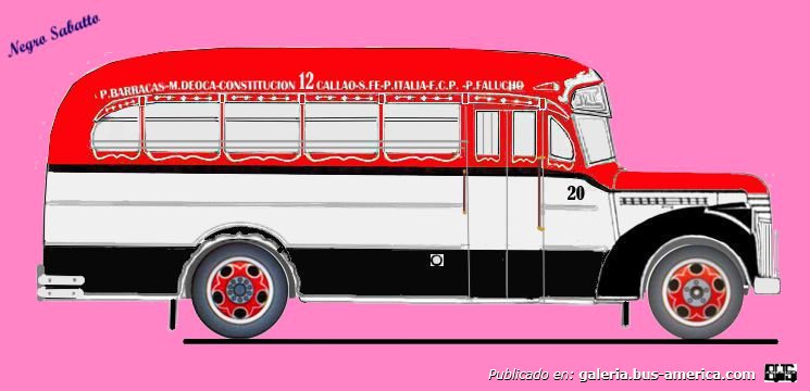 Chevrolet 1946 - La Maravilla - Línea 12
Línea 12 (Buenos Aires), interno 20
