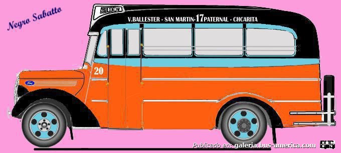 Ford 1938 - Marrugat - Línea 17
Línea 17 (Buenos Aires), interno 20

