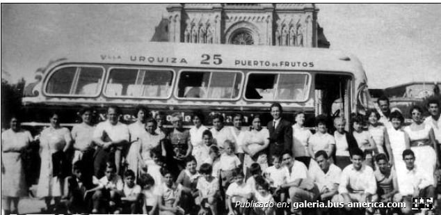  LInea 25 Expreso Rio de La Plata Volvo 1947 Carroceria El Indio
