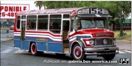 Linea 152  Empresa Tandilense S.A. Mercedes Benz LO-1114 1986 Carroceria el Diseño Interno 36
