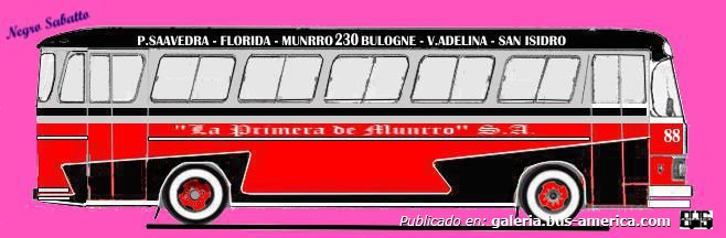  Linea 230 La Primera de Munrro Mercedes Benz  OP-312  1963-64 Carroceria La Estrella Interno 88

