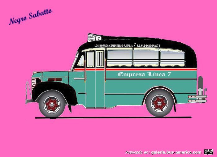 Dodoge 1939 - La Maravilla - Empresa Linea 7
Linea 7 (Pdo. La Plata)

Carroceria La Maravilla con sobretecho o abovedado
