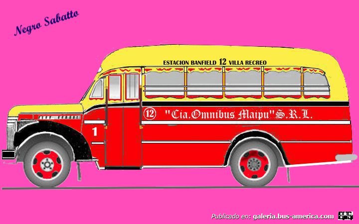 Chevrolet 1942 - Agosti - Cia. de Omnibus Maipu
[url=https://bus-america.com/galeria/displayimage.php?pid=61376]https://bus-america.com/galeria/displayimage.php?pid=61376[/url]

Línea 12 (Pdo.Lomas de Zamora), interno 1


Se puede conocer la historia de esta carrocería en:
[url=https://www.bus-america.com/ARcarrocerias/Agosti/Agosti-histo.php]Historia de Carpitnería y Carrocería A. y C. Agosti[/url]
