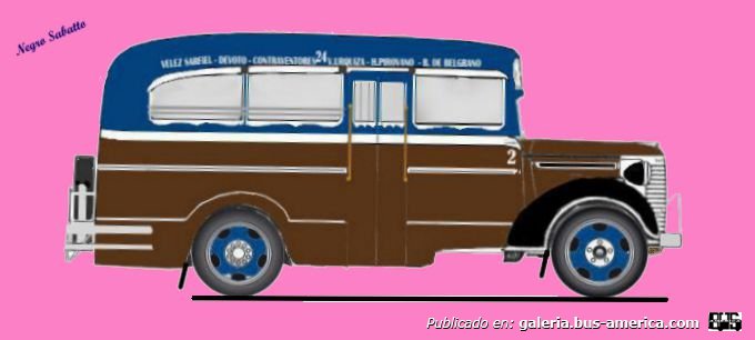 Chevrolet 1940 - La Maravilla - Línea de Micro Omnibus FB
Linea 24 (Buenos Aires), interno 2

