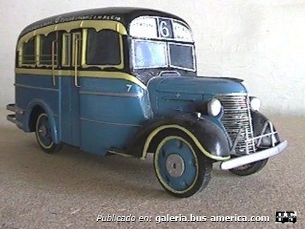 Lin.6 Ex 50Chevrolet 1938  C. El Trébol Maqueta de mi autoria
