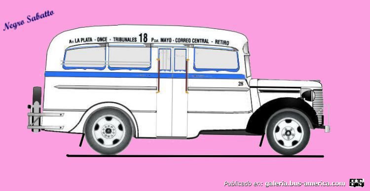 Chevrolet 1939 - La Maravilla - Línea 18
Línea 18 (Buenos Aires), interno 28
